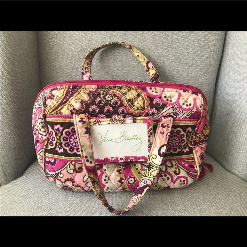 Vera bradley large cosmetic bag